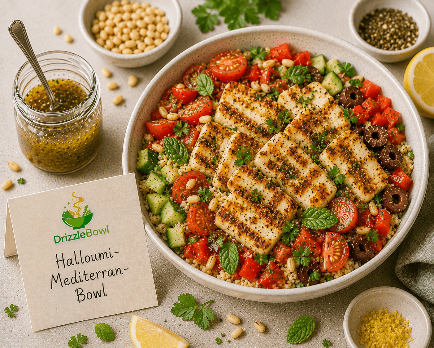 Halloumi-Mediterran-Bowl