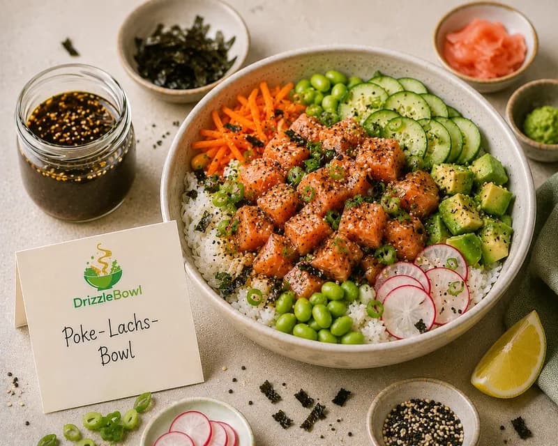 Poke-Lachs-Bowl