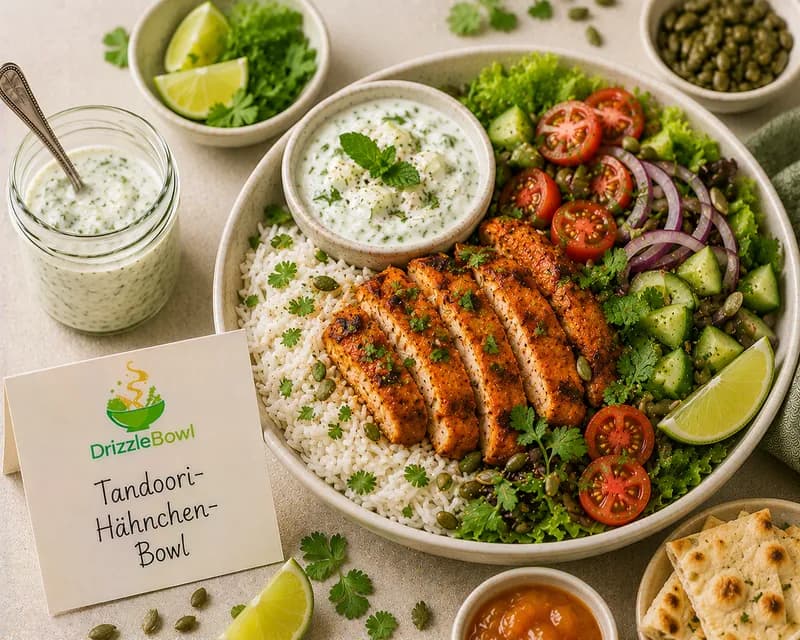 Tandoori-Hähnchen-Bowl