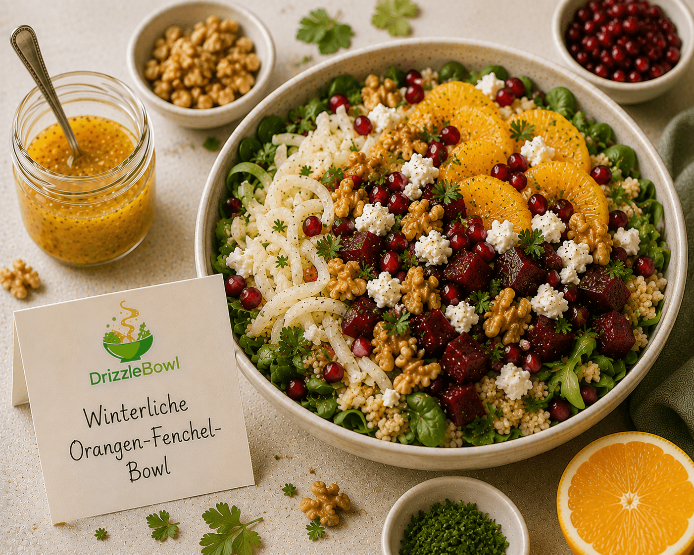 Winter-Orangen-Fenchel-Bowl