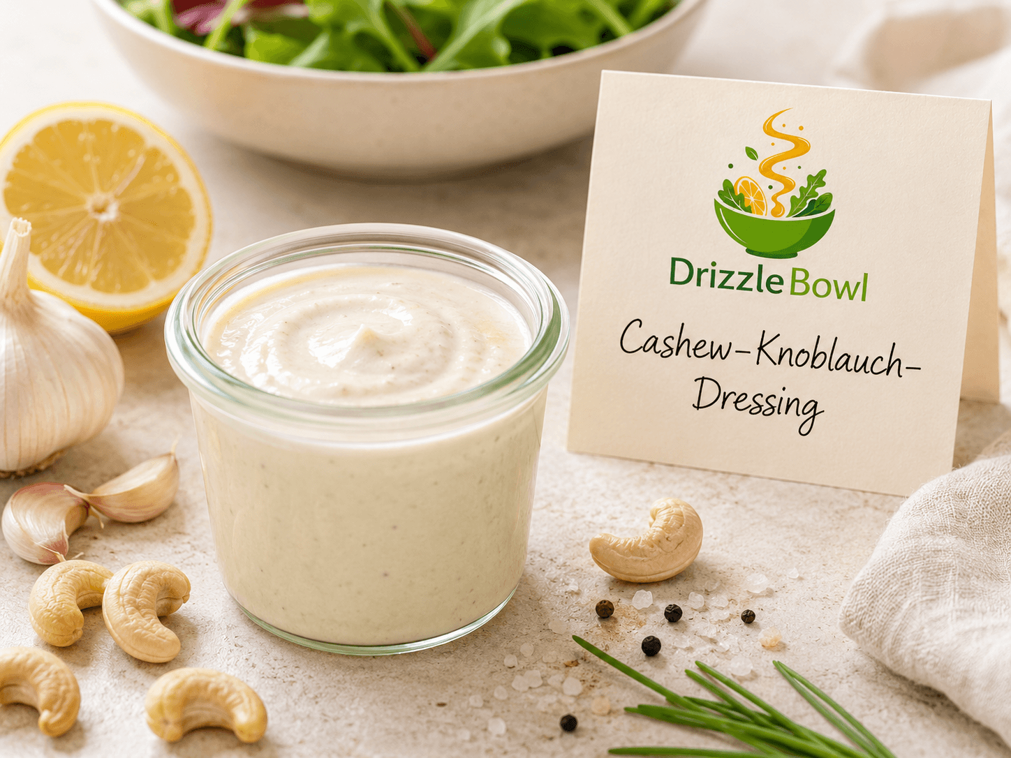 Cashew-Knoblauch-Dressing