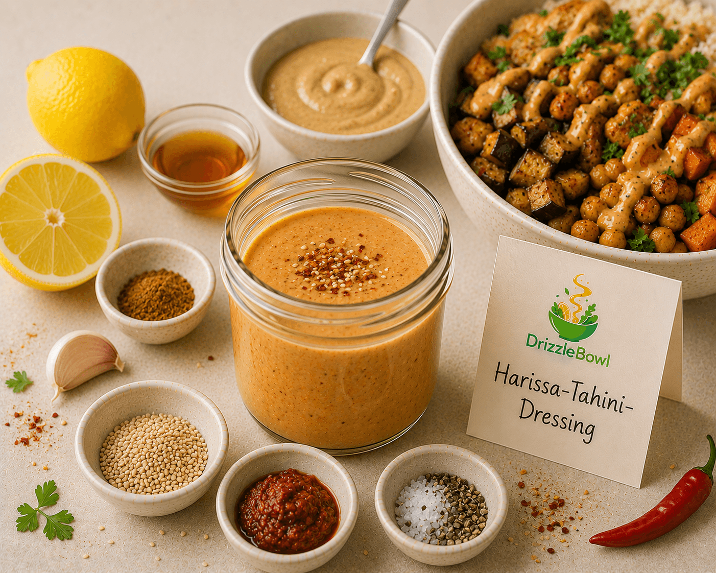 Harissa-Tahini-Dressing