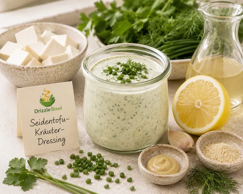 Seidentofu-Kräuter-Dressing