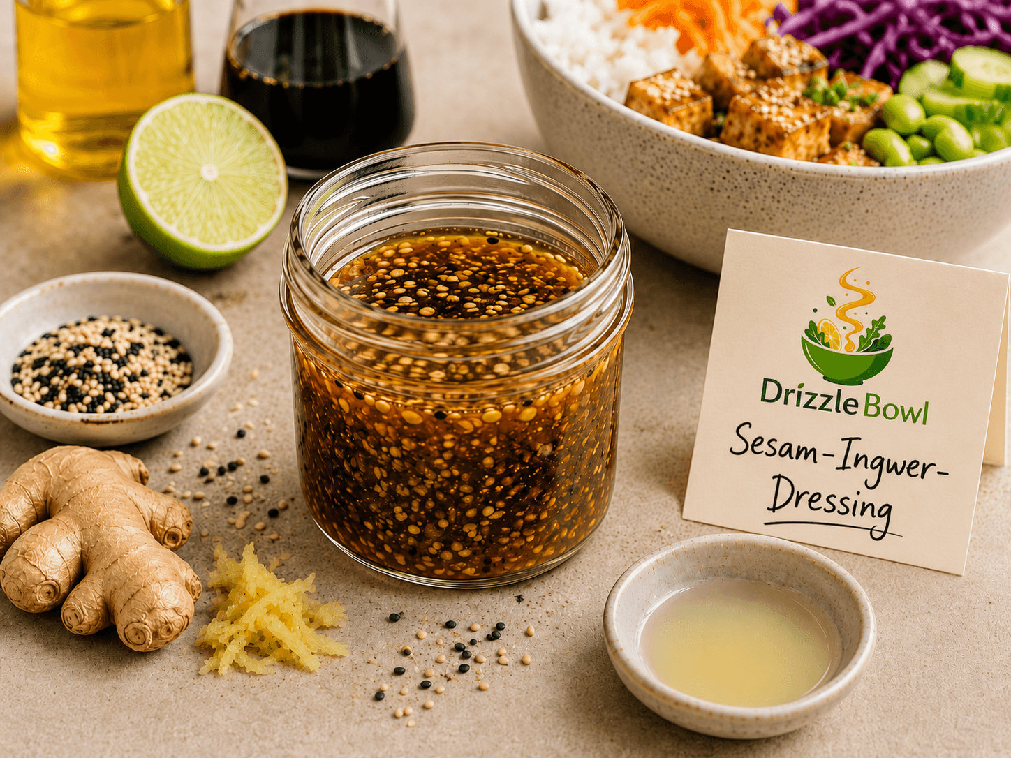 Sesam-Ingwer-Dressing