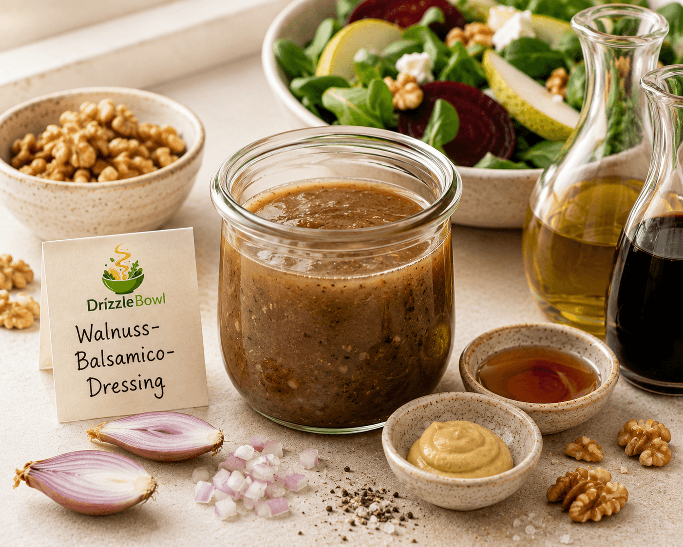 Walnuss-Balsamico-Dressing