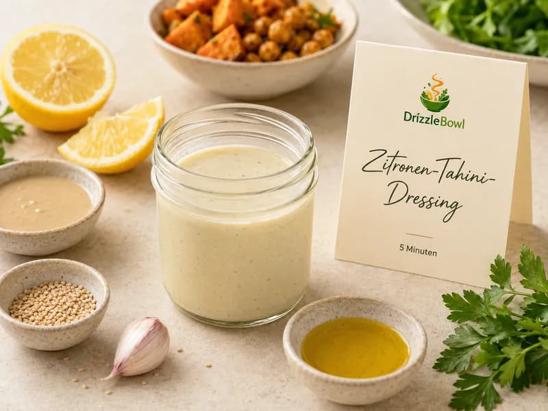 Zitronen-Tahini-Dressing